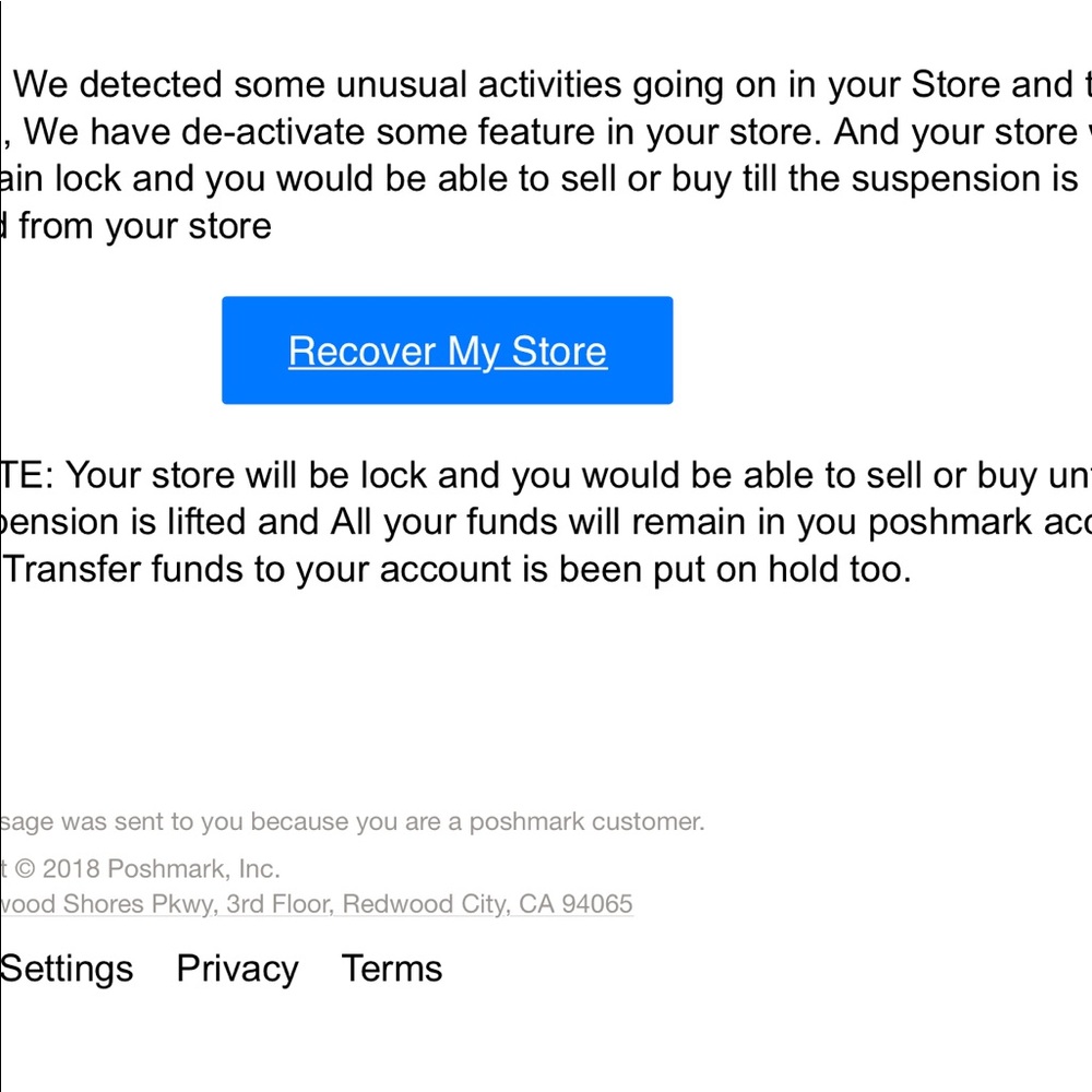 Beware scammers